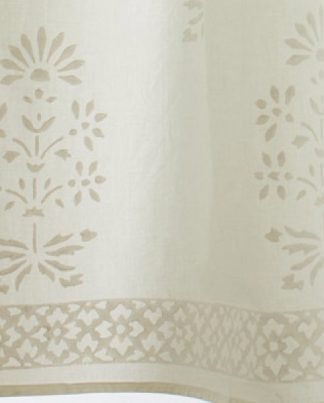 Classic Flower Motif Curtain
