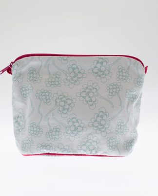 Turquoise Flower Wash Bag