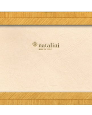 Yellow marquetry photo frame
